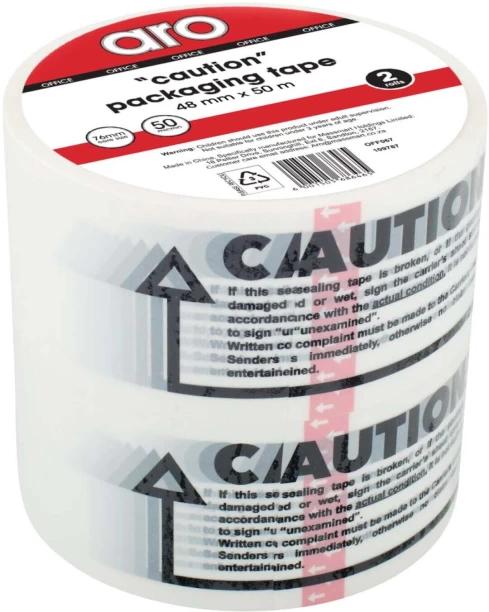 Aro Caution Packaging Tape Adhesive 5 g