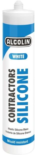 Alcolin Contractors Silicone White Adhesive 260 ml
