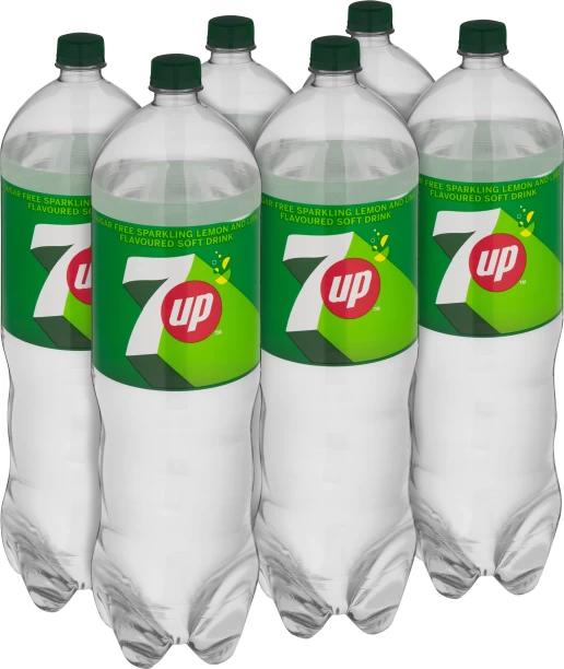 7 Up Great 7up Taste Sugar Free 6 x 2 L (6x2 l)