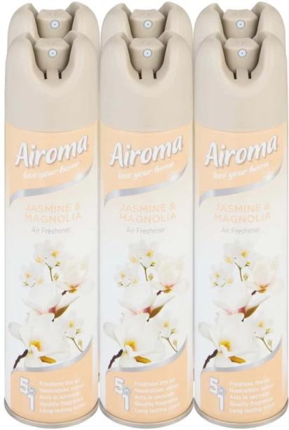 Airoma Jasmine, Floral Spray 6 x 210 ml
