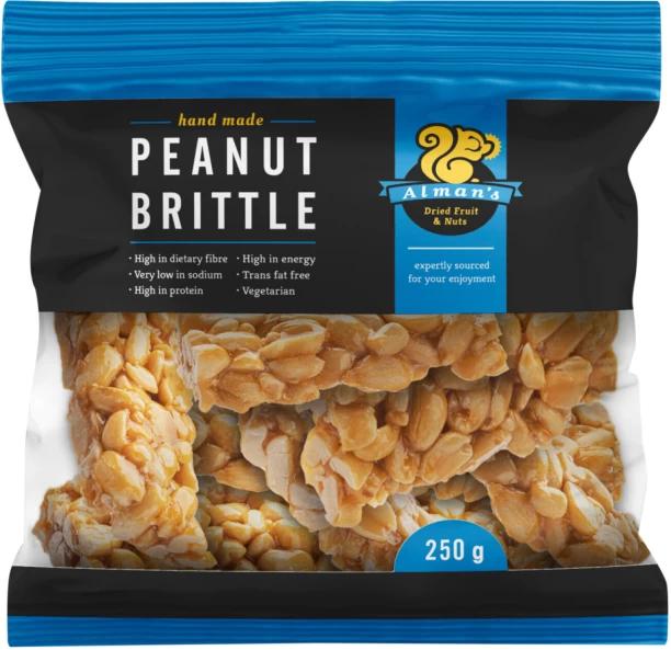 Almans Peanut Brittle Pouch 250 g