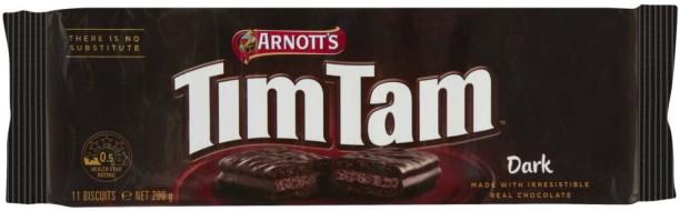 Arnotts Tim Tam Dark Chocolate Cream Sandwich Biscuit 200 g