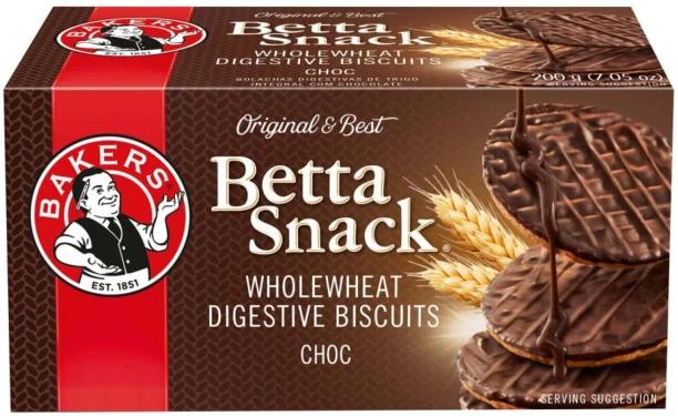 Bakers Betta Snack Whole Wheat Biscuits Cream Filled Biscuit 200 g