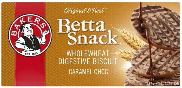 Bakers Betta Snack Whole Wheat Biscuits Digestive Biscuit 200 g