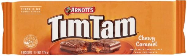 Arnotts Tim Tam Chewy Caramel Cream Sandwich Biscuit 175 g