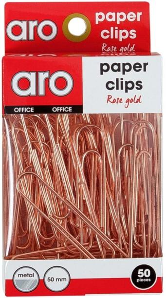 Aro 50 Metal Paper Clip 50, Rose Gold