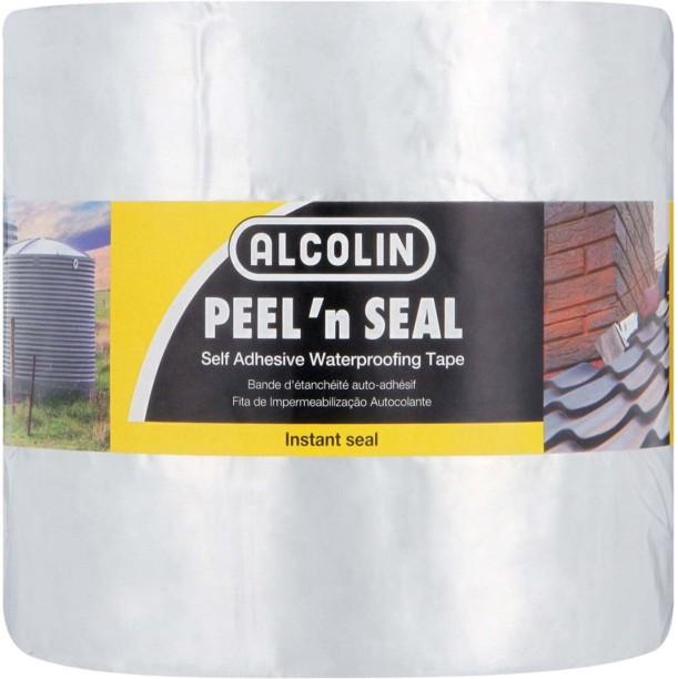 Alcolin Peel 'N Seal Waterproofing Tape Dispenser Self Adhesive (Manual) Set of 1, Silver