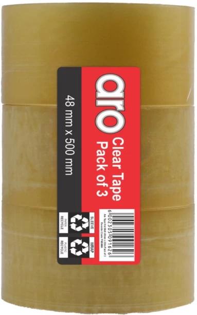 Aro Hot Melt Packaging Tape NA Manual (Manual) Set of 1, Clear
