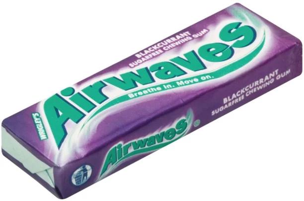 Airwaves Sugarfree Blackcurrant Flavoured Chewing Gum 15 g