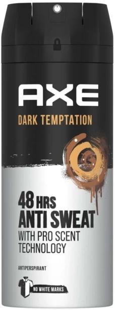 Axe Dark Temptation Antiperspirant Deodorant Spray  -  For Men 150 ml, Pack of 6