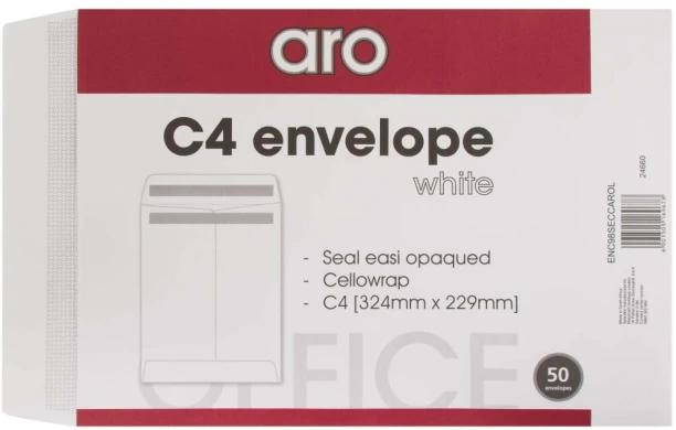 Aro C4 Seal Easi Envelopes Pack of 1 White