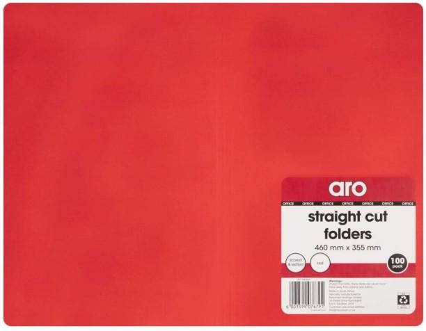 Aro Polypropylene File Folder Set of 1, Red