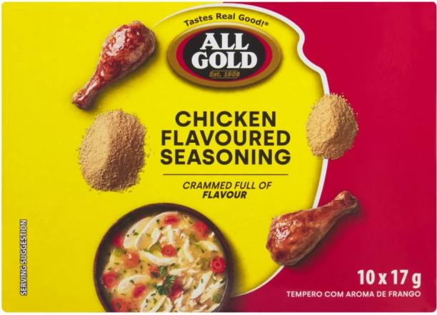 All Gold Chicken Flavoured Seasoning. 10 x 17 g (10x17 g)