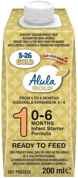 Alula S-26 1 Ready To Feed Infant Starter Formula 24 x 200 ml, 0-6 Months (24x200 ml)