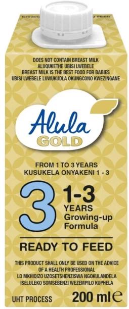 Alula Gold 3 Growing Up Formula Ready To Feed 200 ml, 12-36 Months