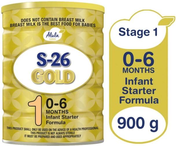 Alula S-26 Gold 1 Infant Starter Formula 3 x 900 g, 0-6 Months (3x900 g)
