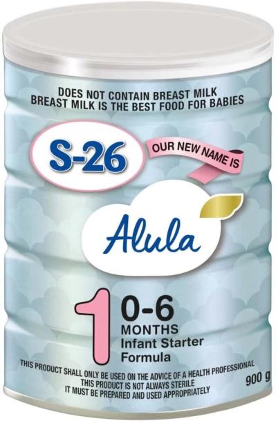 Alula S-26 1 Infant Starter Formula 6 x 900 g, 0-6 Months (6x900 g)
