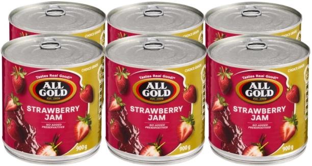 All Gold Strawberry Jam 900 g Pack of 6