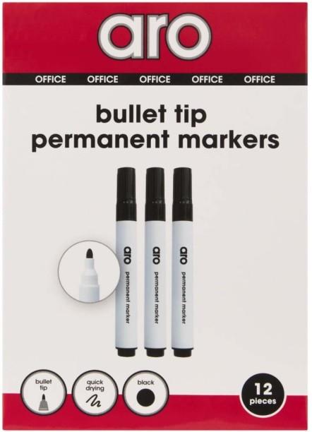 Aro Permanent Markers Black