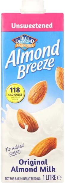 Almond Breeze Alternative Milk - Unsweetened Original, Almonds Flavour 1 L