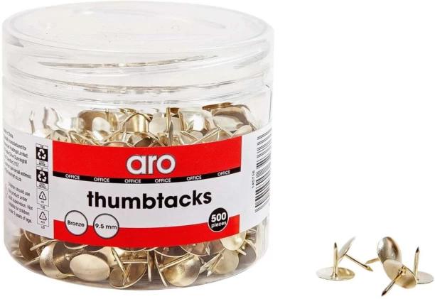 Aro Steel, Steel  Pins Set of 1, Silver