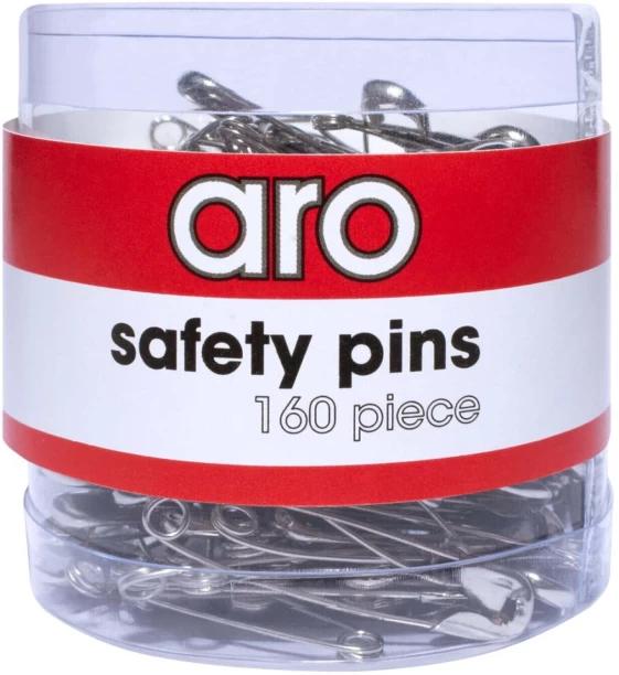 Aro Steel, Steel  Pins Set of 1, Silver