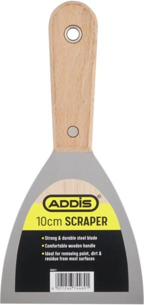 Addis Stainless Steel Scraper Stiff Putty Knife 10 cm, Pack of 1