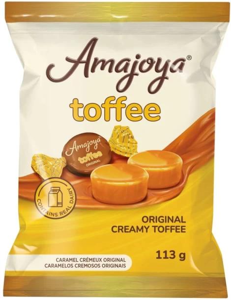 Amajoya Original Creamy Toffee Caramel Toffee Pack of 1 x 113 g