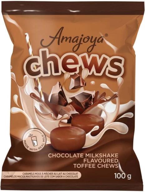 Amajoya Chews Chocolate Milkshake Toffee Pack of 1 x 100 g