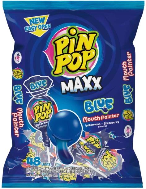 Aldor PIN POP MAXX Watermelon-Strawberry Lollipop Pack of 1 x 864 g