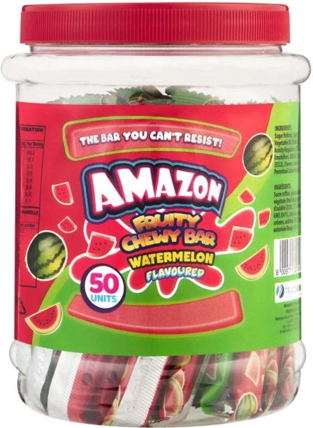 Amazon Chewy Bar Watermelon Candy Sticks Pack of 1 x 850 g