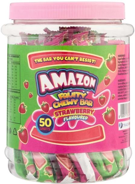 Amazon Chewy Bar Strawberry Candy Sticks Pack of 1 x 850 g