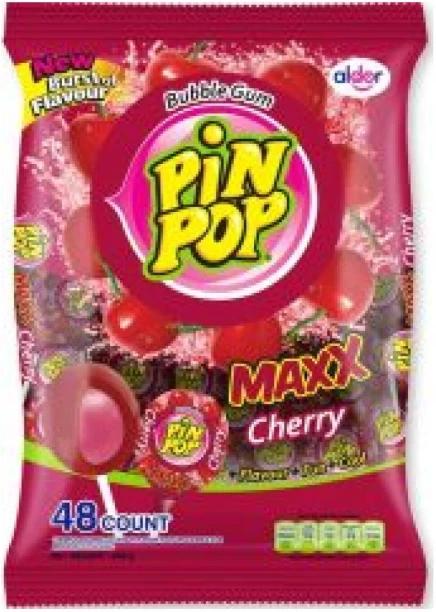 Aldor PINPOP MAXX Cherry Lollipop Pack of 1 x 864 g