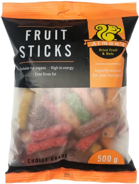Almans Sticks Fruits Candy Sticks Pack of 1 x 500 g