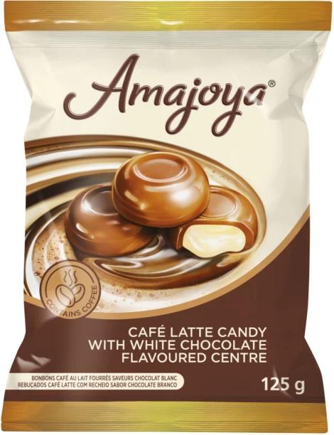 Amajoya Café Latte Candy White chocolate NA Pack of 24 x 125 g