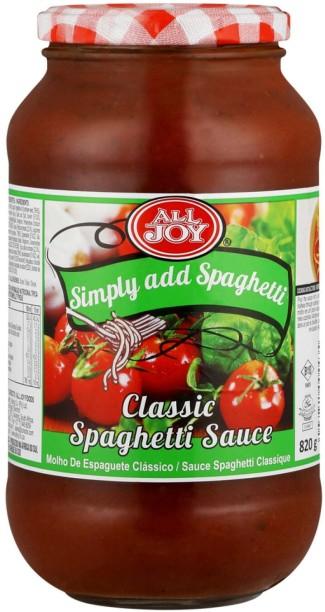 All Joy Classic Spaghetti Sauce Sauce 12 x 820 g (12x820 g)