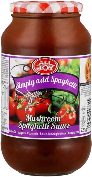 All Joy Mushroom Spaghetti Sauce Sauce 12 x 820 g (12x820 g)