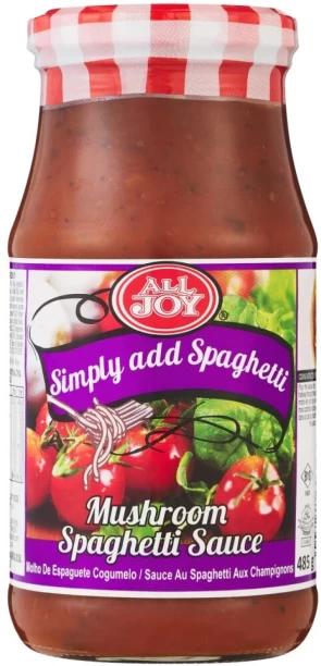 All Joy Mushroom Spaghetti Sauce 485 g