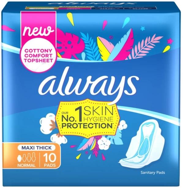 Always Normal Regularsize Sanitary Pad Pack of 10
