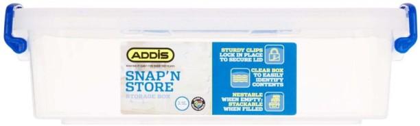 Addis Snap & Store Storage Box 2.5 L, White