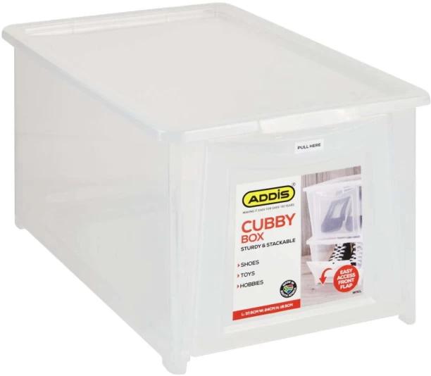 Addis Cubby Shoe Storage Box White