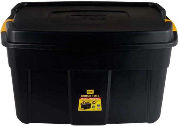Addis Rough Tote Storage Storage Box 110 L, Black
