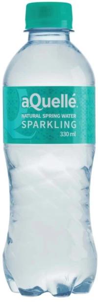 aQuelle Natural Spring Sparkling Mineral Water 1 x 330 ml (1x330 ml)