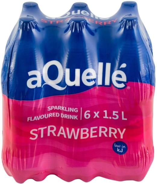 aQuelle Sparkling Strawberry Flavoured Water 6 x 1.5 l (6x1.5 l)