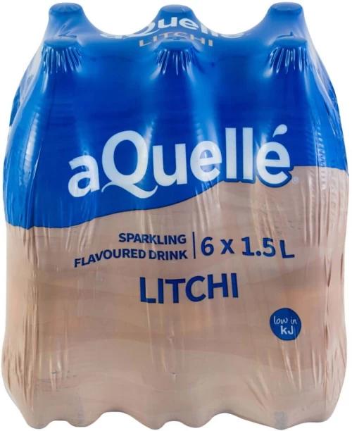 aQuelle Sparkling Litchi Flavoured Water 6 x 1.5 l (6x1.5 l)