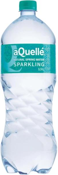aQuelle Natural Spring Sparkling Mineral Water 6 x 1.5 l (6x1.5 l)