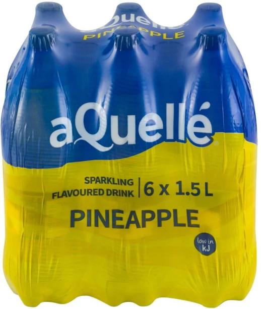 aQuelle Sparkling Pineapple Flavoured Water 6 x 1.5 l (6x1.5 l)