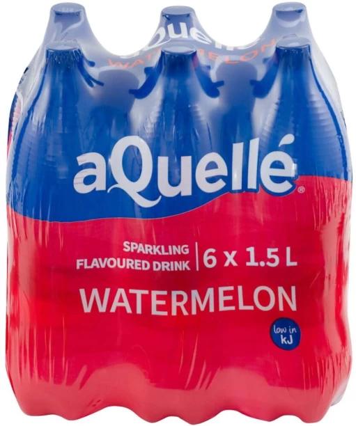 aQuelle Sparkling Watermelon Flavoured Water 6 x 1.5 l (6x1.5 l)