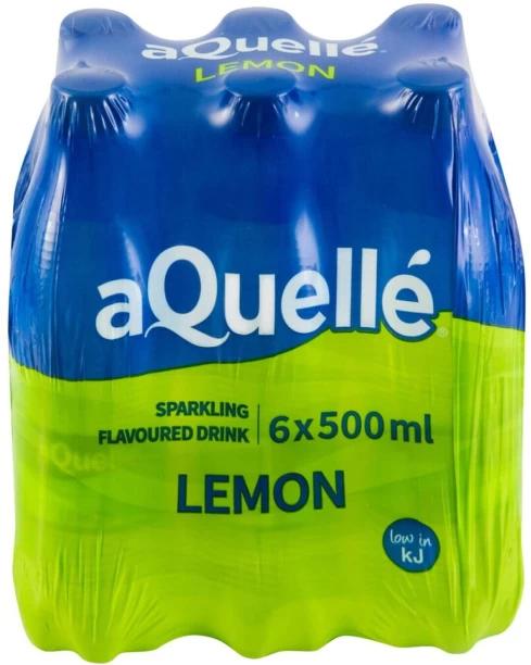 aQuelle Sparkling Lemon Flavoured Water 6 x 500 ml (6x500 ml)