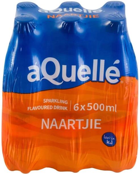 aQuelle Sparkling Naartjie Flavoured Water 6 x 500 ml (6x500 ml)